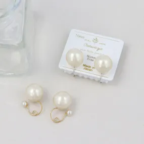 10mm Faux Pearl Invisible Clip On Earrings