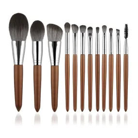 12 PCs Makeup Brushes Soft Powder Brush Eye Shadow Brush