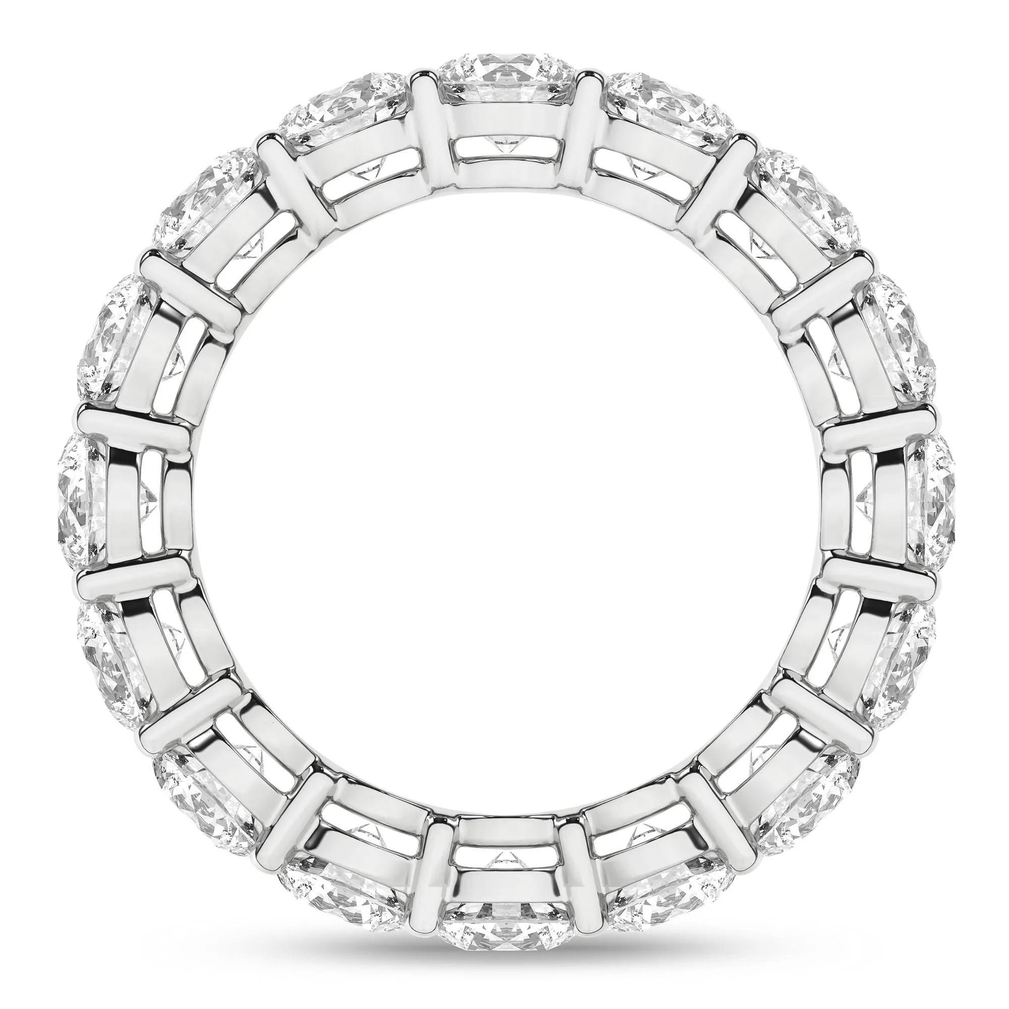 14K White Gold Lab Grown Diamond Eternity Band