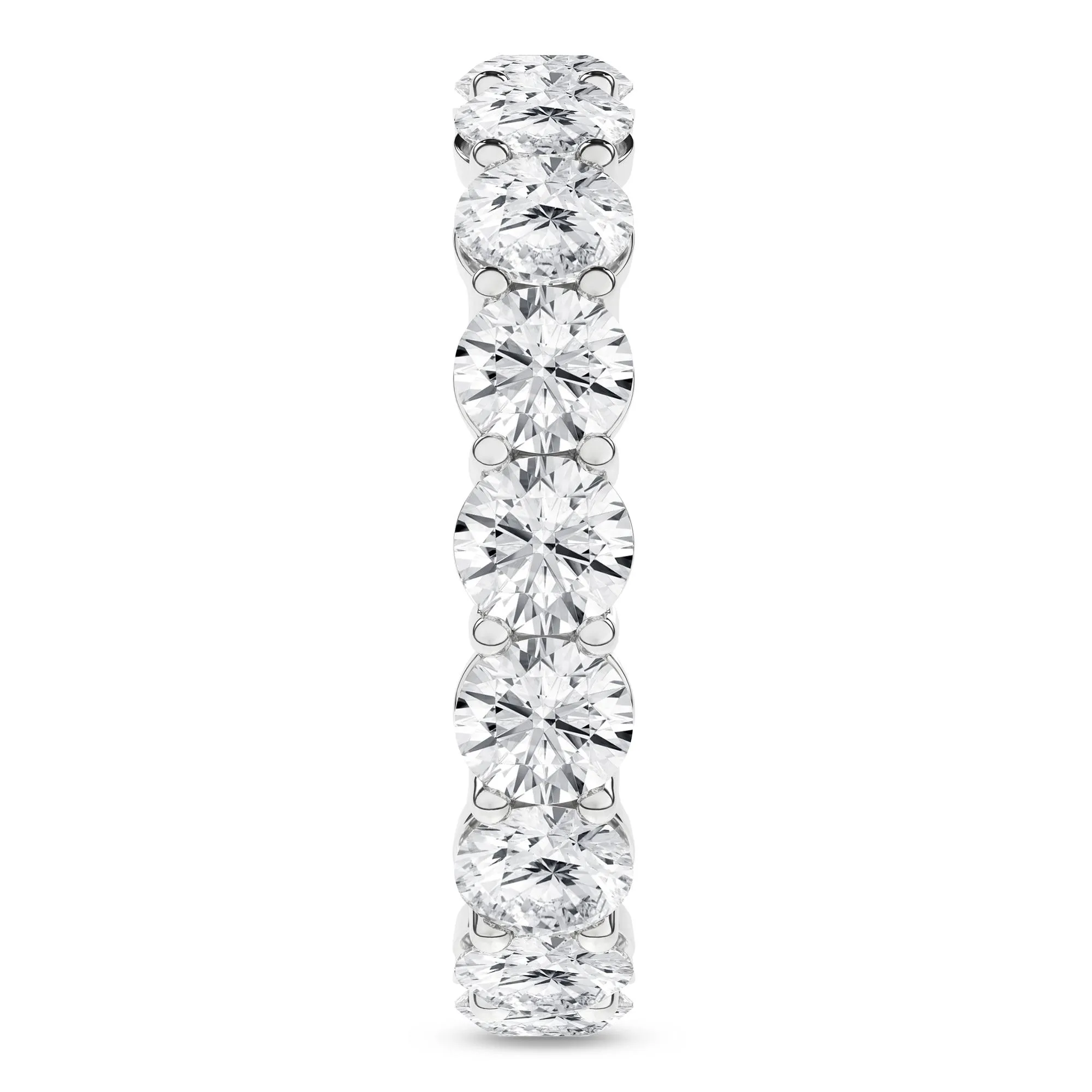 14K White Gold Lab Grown Diamond Eternity Band