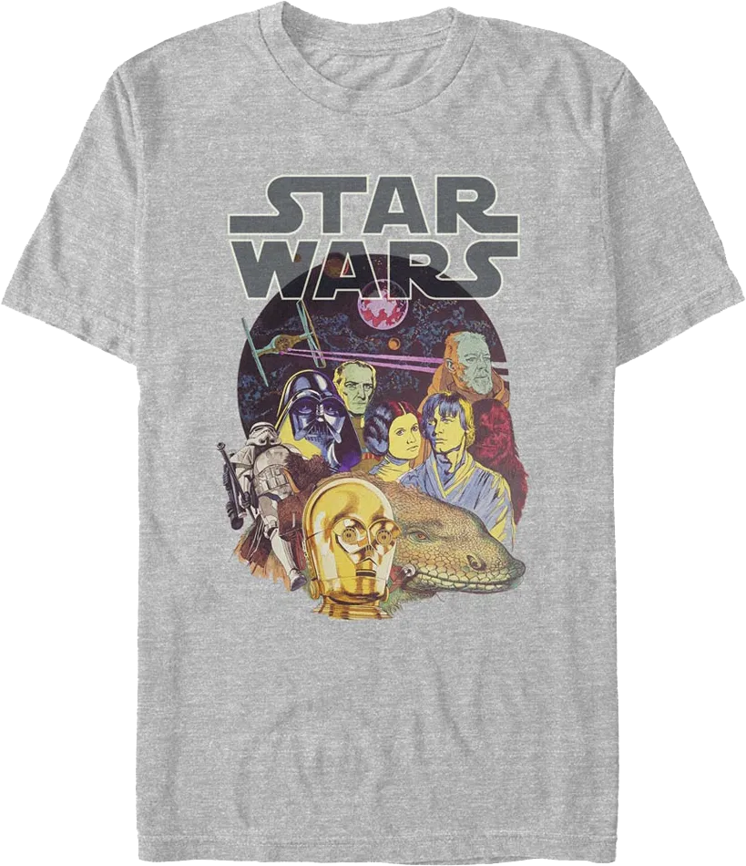 A New Hope Cast Collage Star Wars T-Shirt