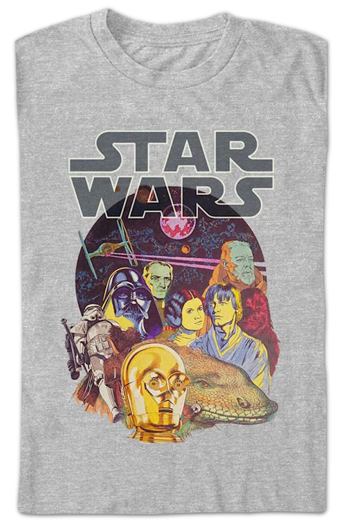 A New Hope Cast Collage Star Wars T-Shirt