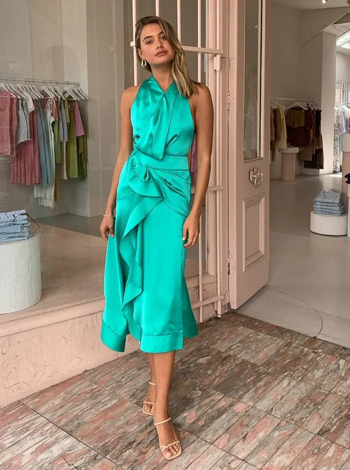 Acler Millbank Dress in Electric Green