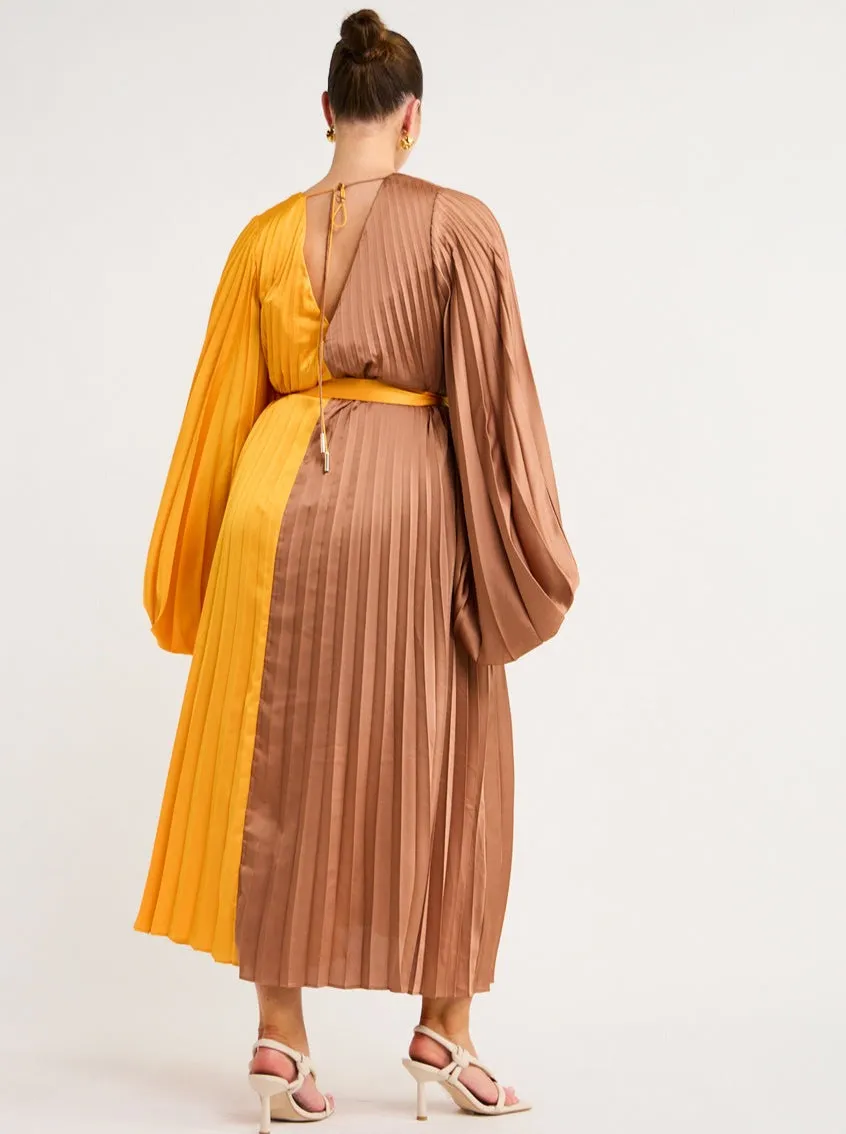 Acler Pearce Dress in Marigold Mix