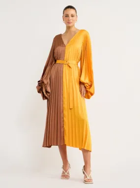 Acler Pearce Dress in Marigold Mix