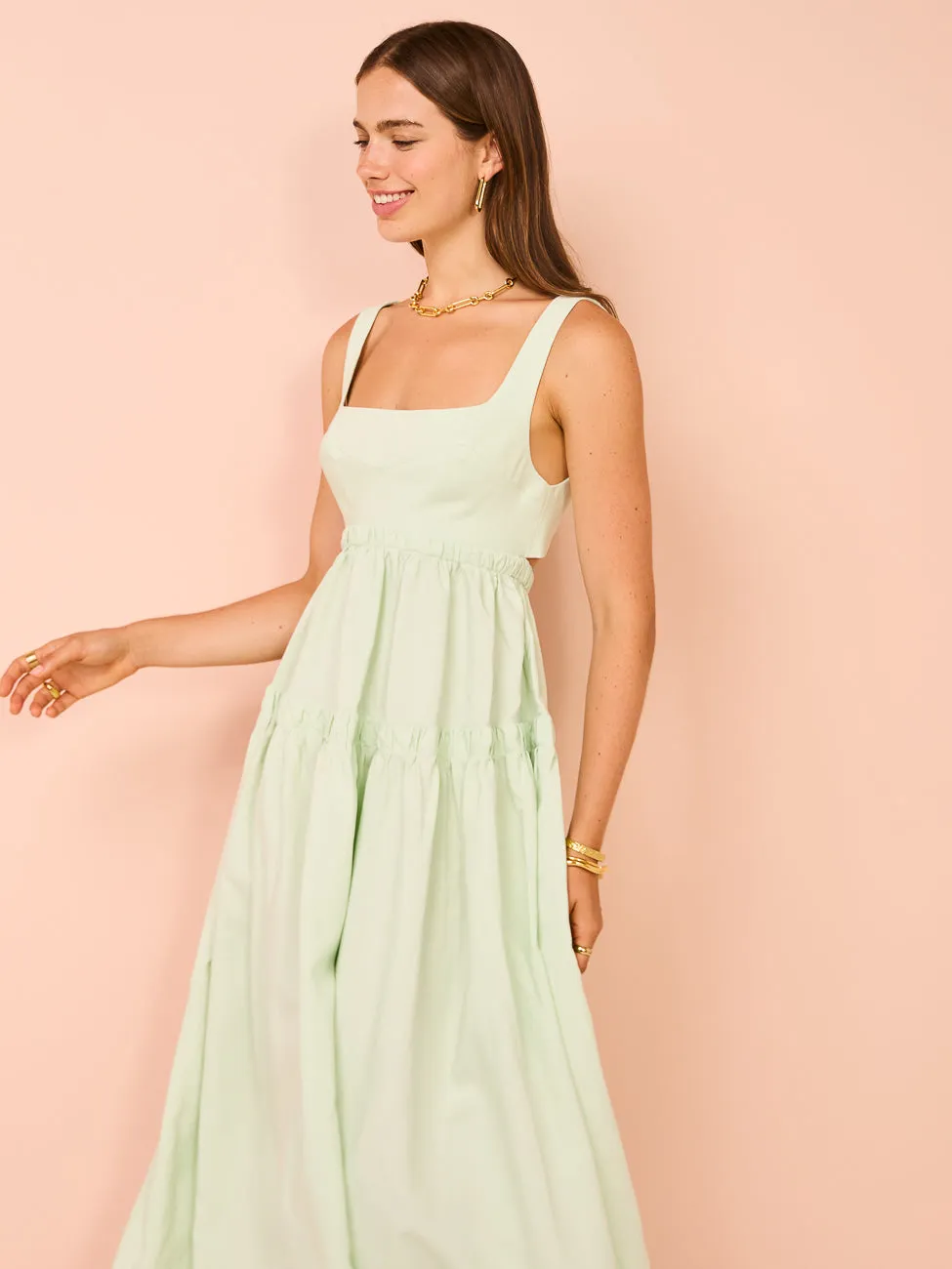 Acler Rangewood Midi Dress in Mint