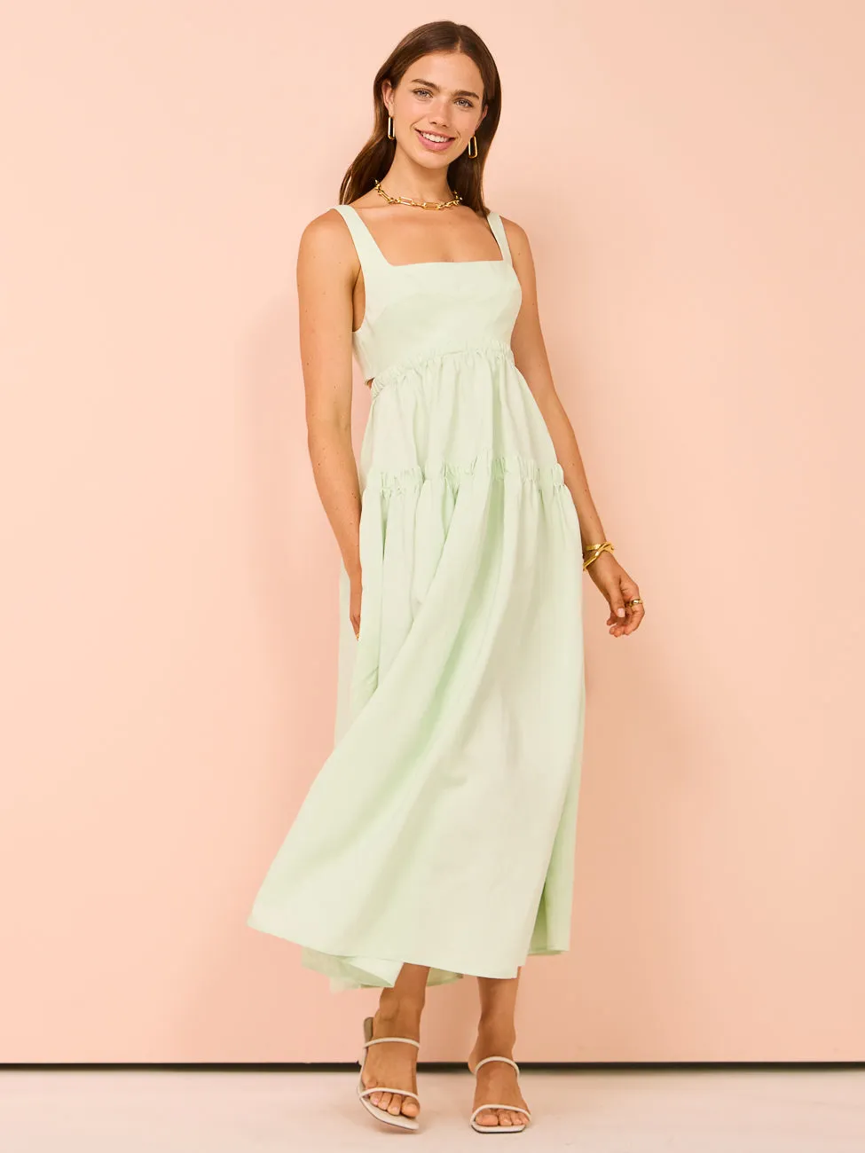 Acler Rangewood Midi Dress in Mint