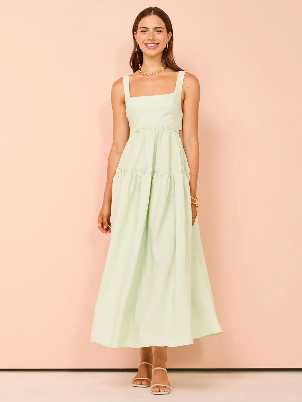 Acler Rangewood Midi Dress in Mint