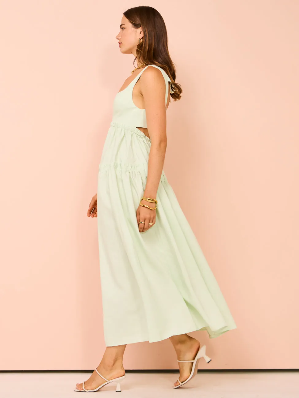 Acler Rangewood Midi Dress in Mint