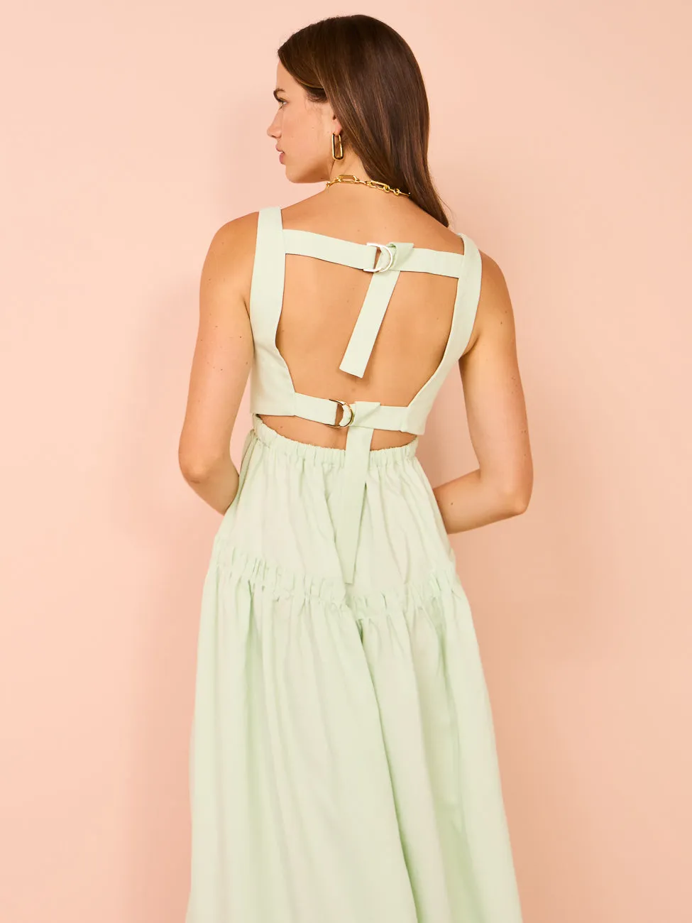 Acler Rangewood Midi Dress in Mint