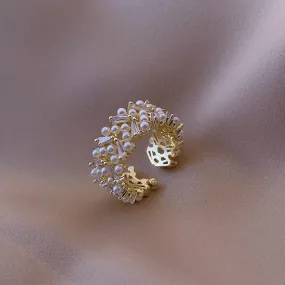 Aitana Pearl & Zircon Ring