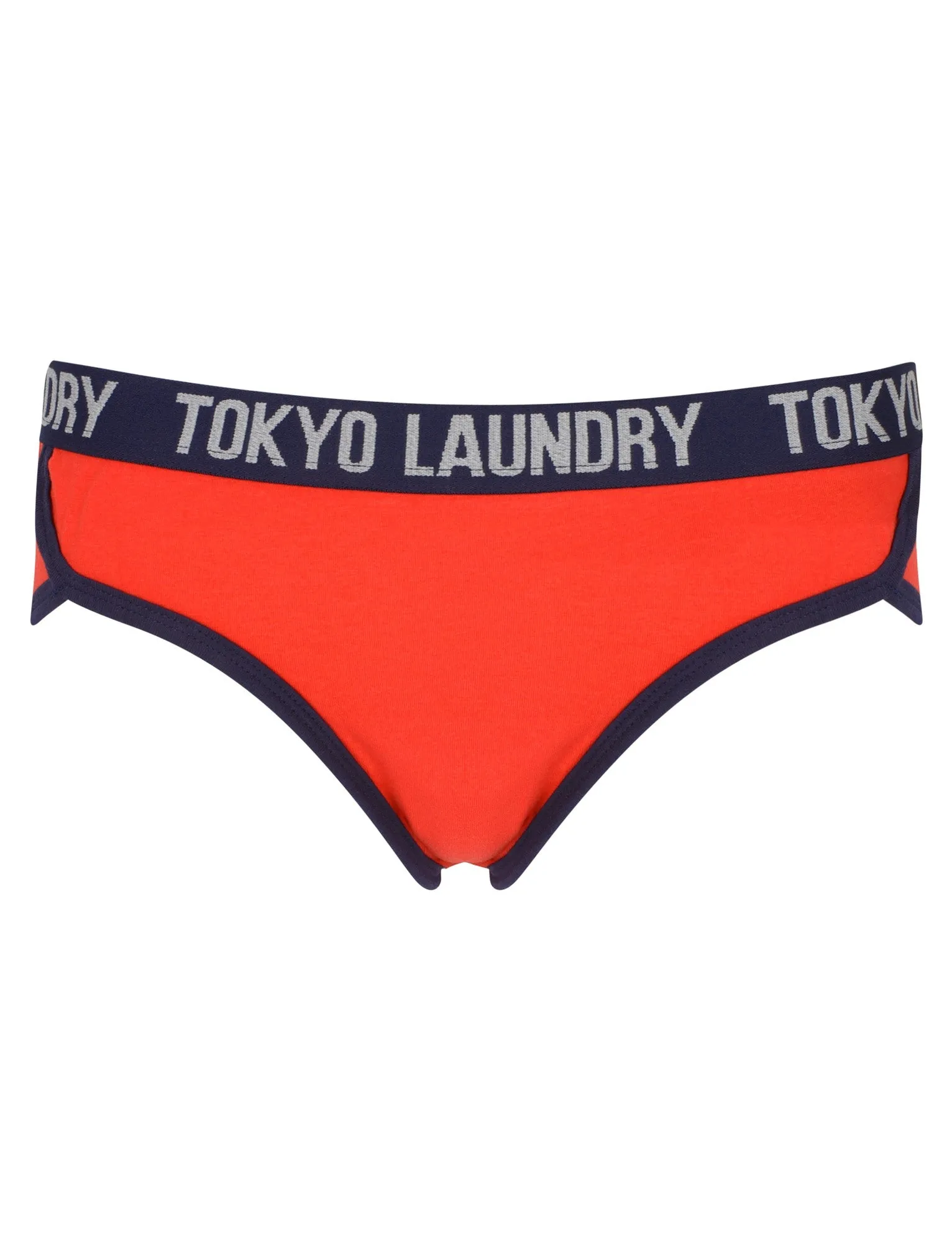 Allie (3 Pack) Assorted Briefs In Tomato Puree / Eclipse Blue / Lake Blue - Tokyo Laundry