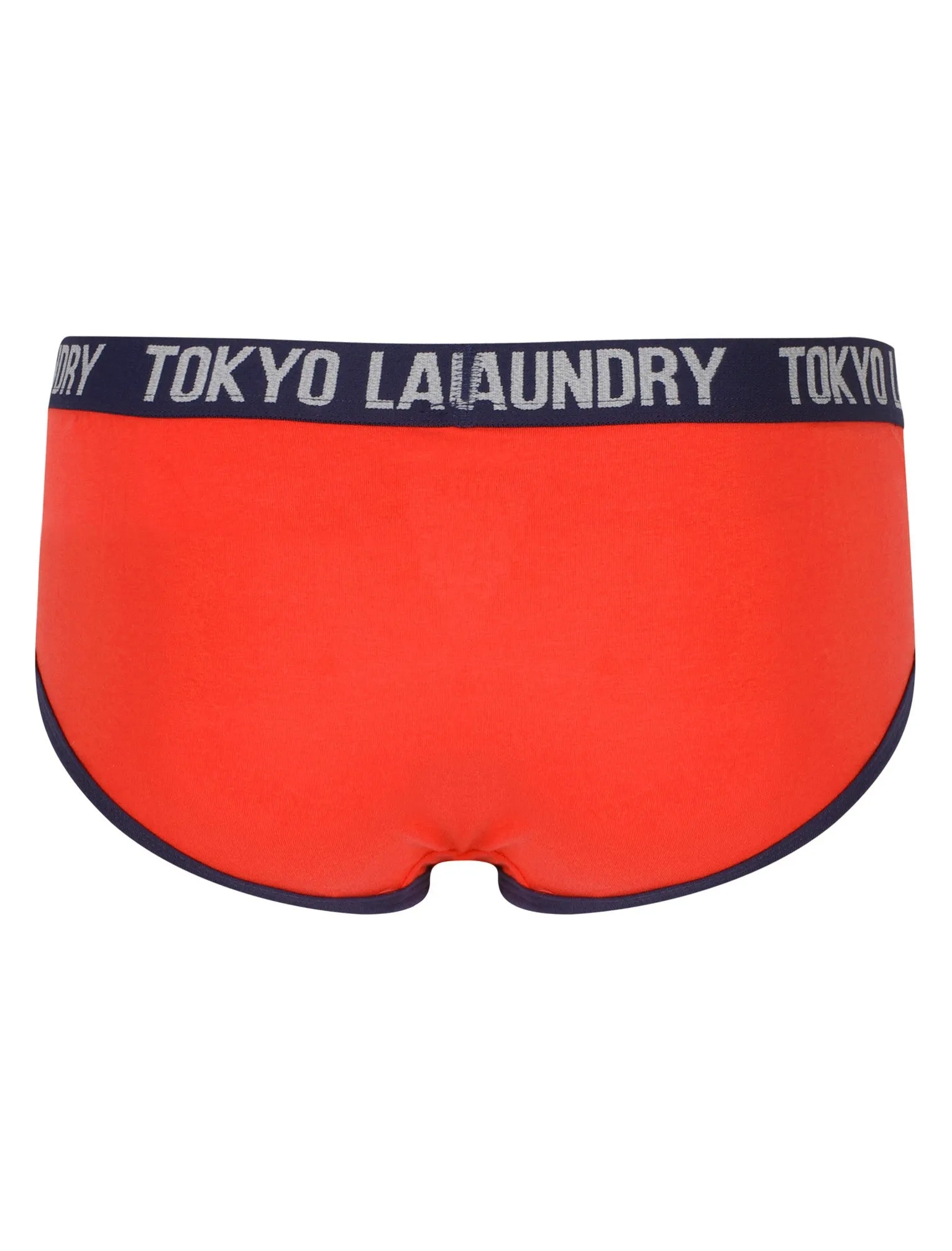 Allie (3 Pack) Assorted Briefs In Tomato Puree / Eclipse Blue / Lake Blue - Tokyo Laundry