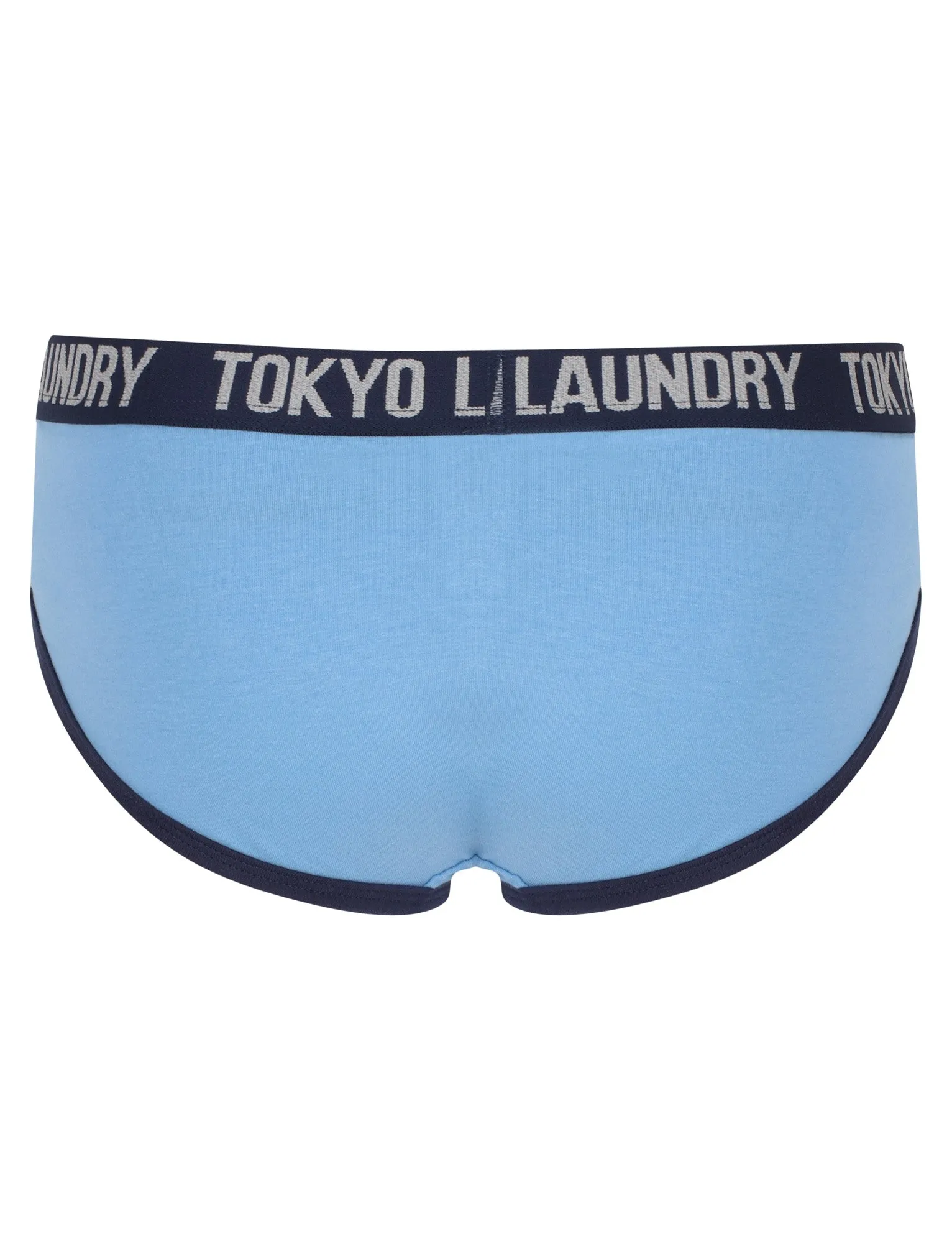 Allie (3 Pack) Assorted Briefs In Tomato Puree / Eclipse Blue / Lake Blue - Tokyo Laundry