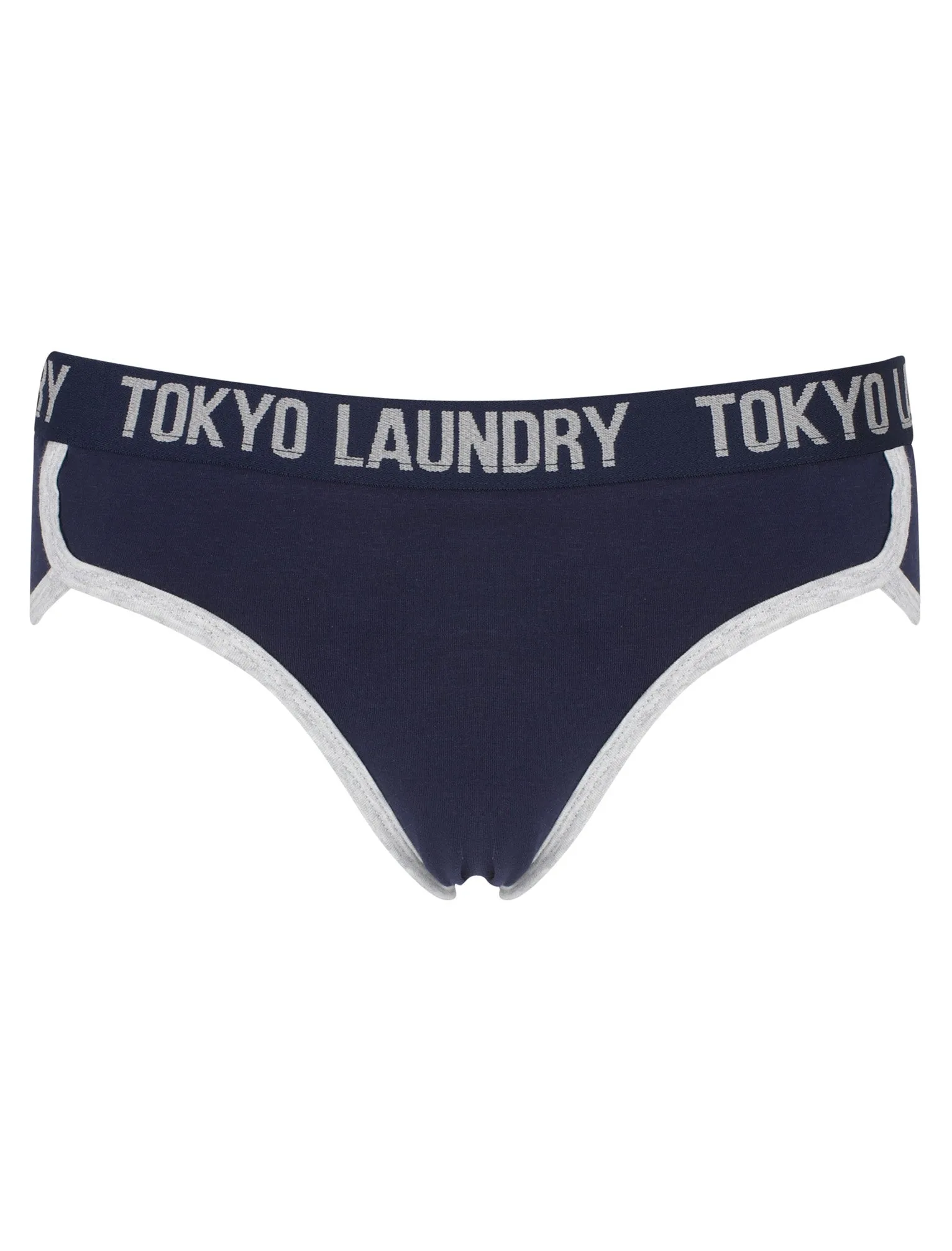 Allie (3 Pack) Assorted Briefs In Tomato Puree / Eclipse Blue / Lake Blue - Tokyo Laundry