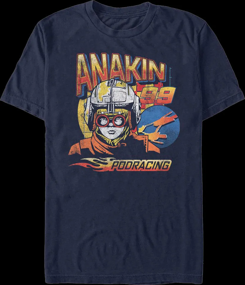 Anakin Skywalker Podracing Logo Star Wars T-Shirt