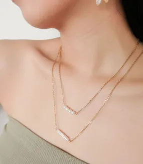 Andana Two-Layer Pearl Necklace