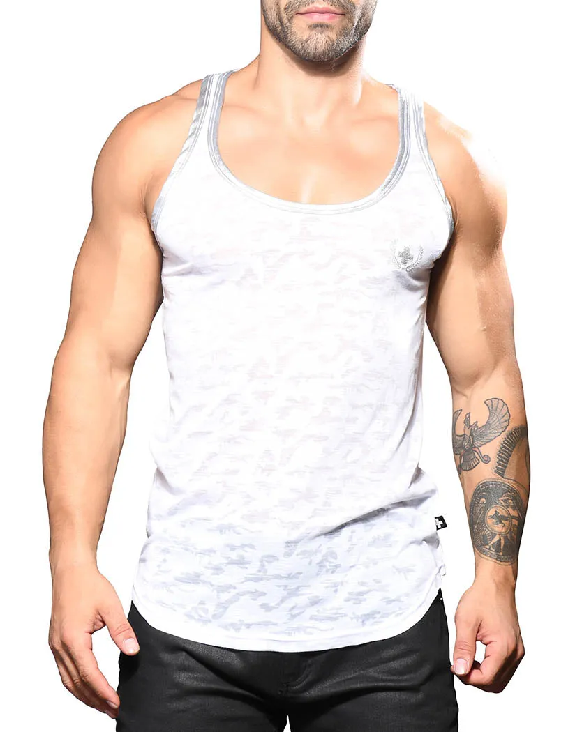 Andrew Christian Camouflage Burnout Tank 2857