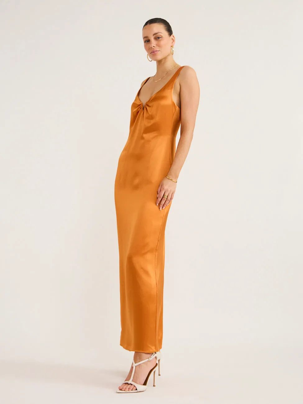 Anna Quan Lillana Dress in Kumquat