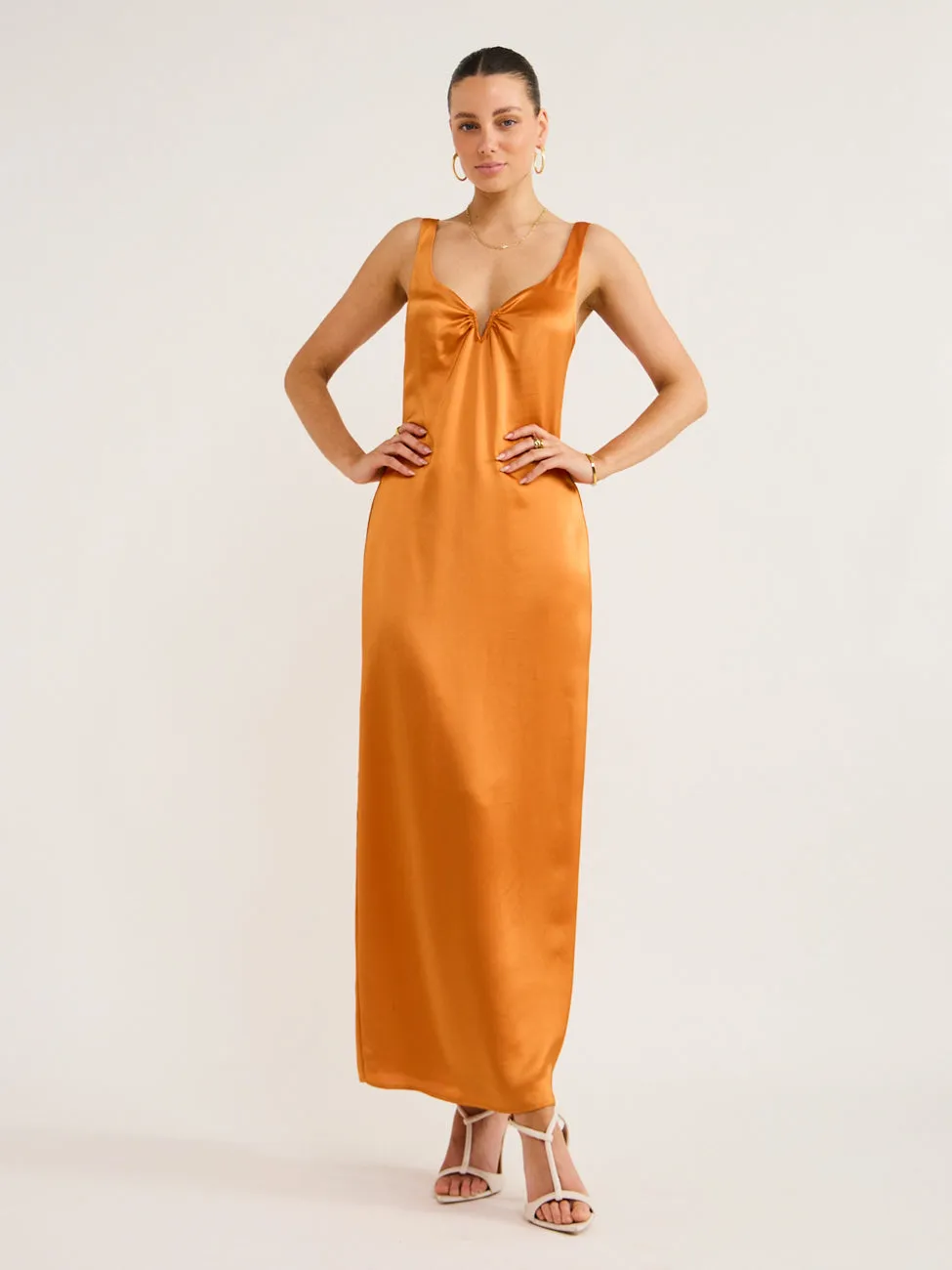 Anna Quan Lillana Dress in Kumquat