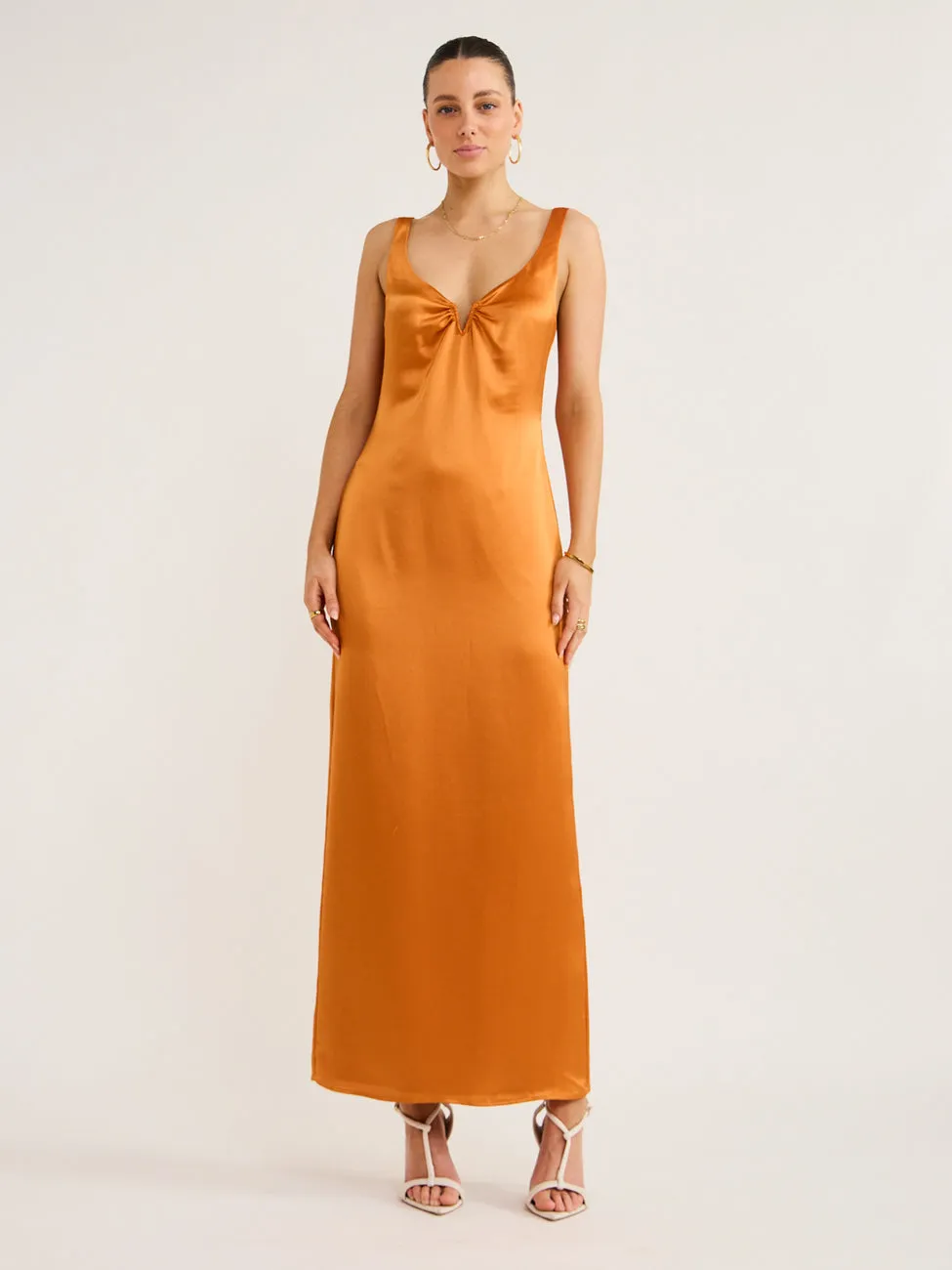 Anna Quan Lillana Dress in Kumquat