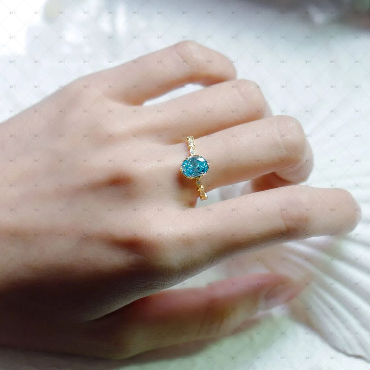 Aquamarine Ring