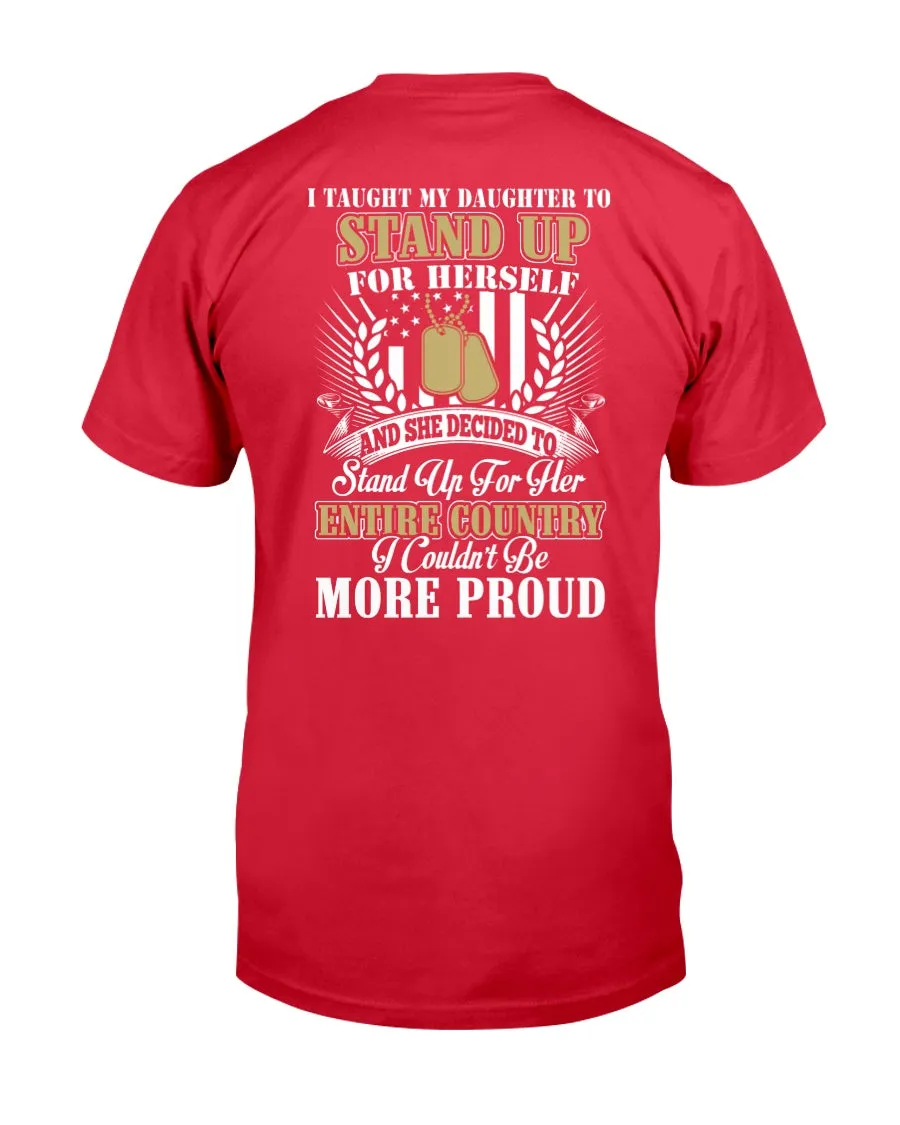 Army Mom More Proud Daughter Plus T-shirts