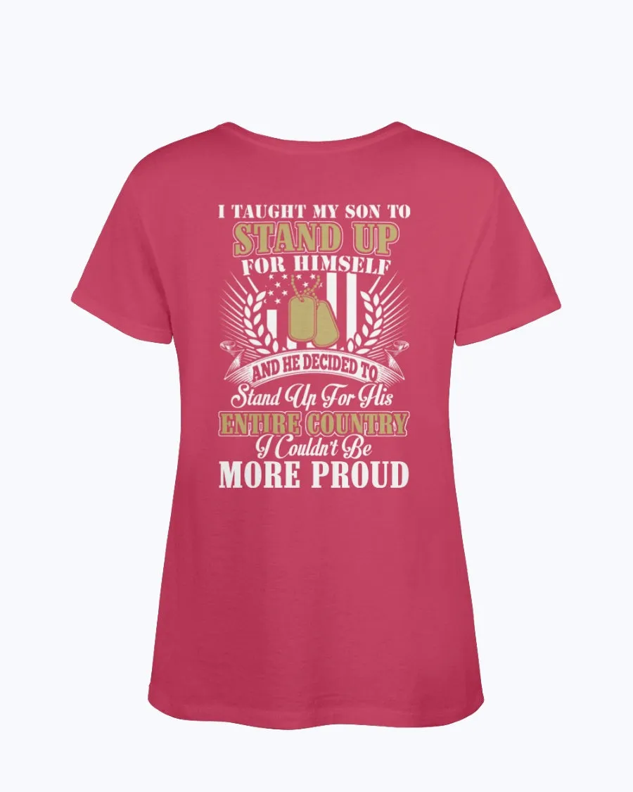 Army Mom More Proud Military T-shirts