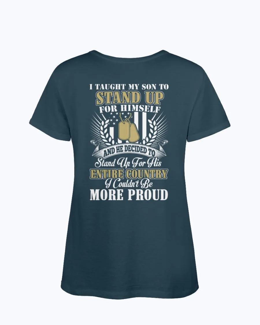 Army Mom More Proud Military T-shirts