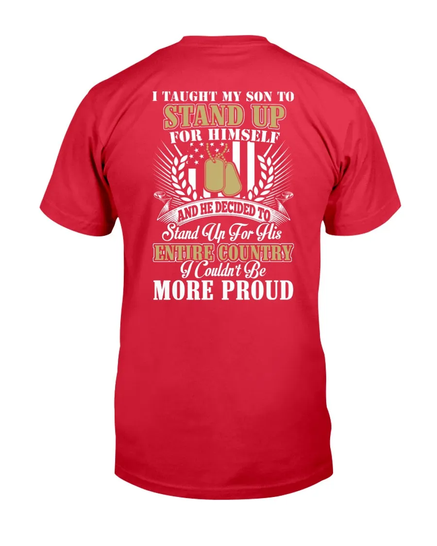 Army Mom More Proud Military T-shirts