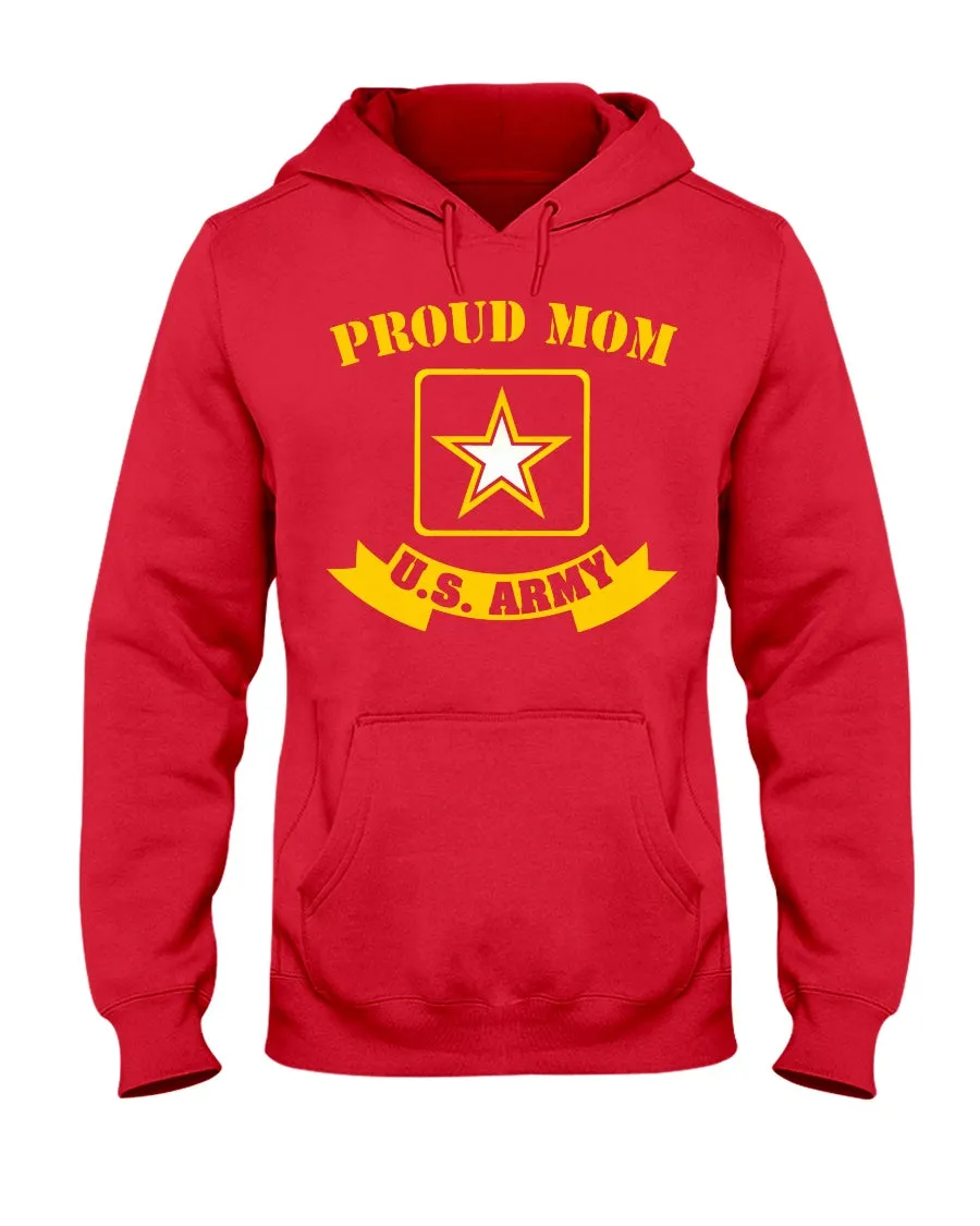 Army Mom Proud US T-shirts