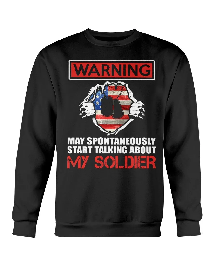 Army Mom Spontaneously T-shirts