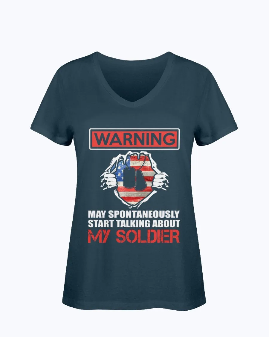 Army Mom Spontaneously T-shirts