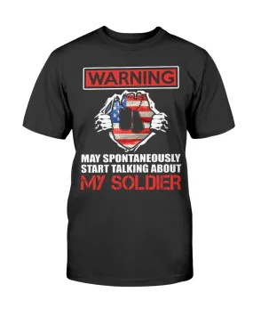 Army Mom Spontaneously T-shirts