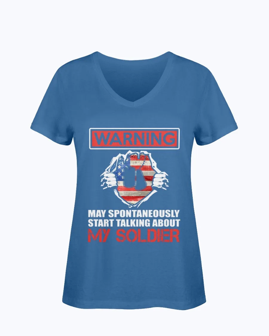 Army Mom Spontaneously T-shirts