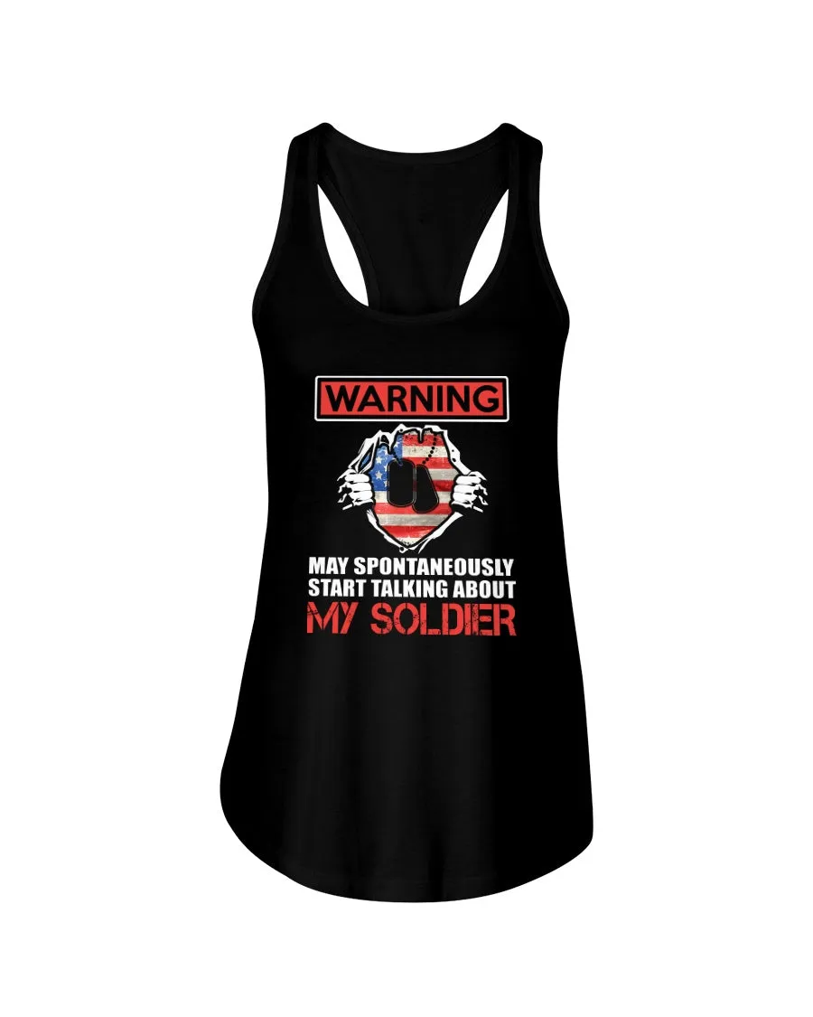 Army Mom Spontaneously T-shirts