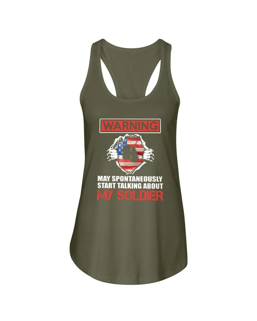 Army Mom Spontaneously T-shirts