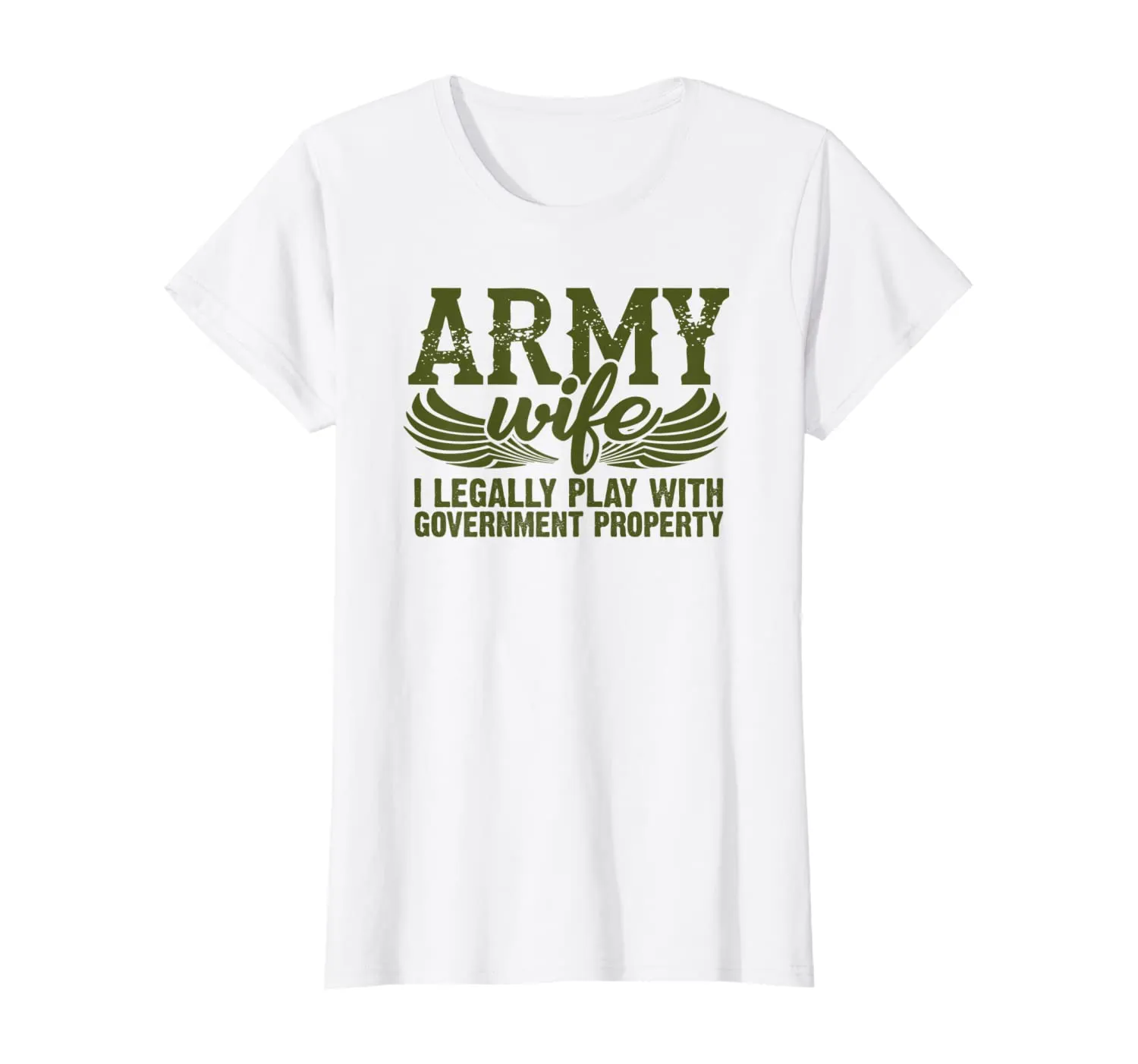 Army Wife Mess With T-shirts