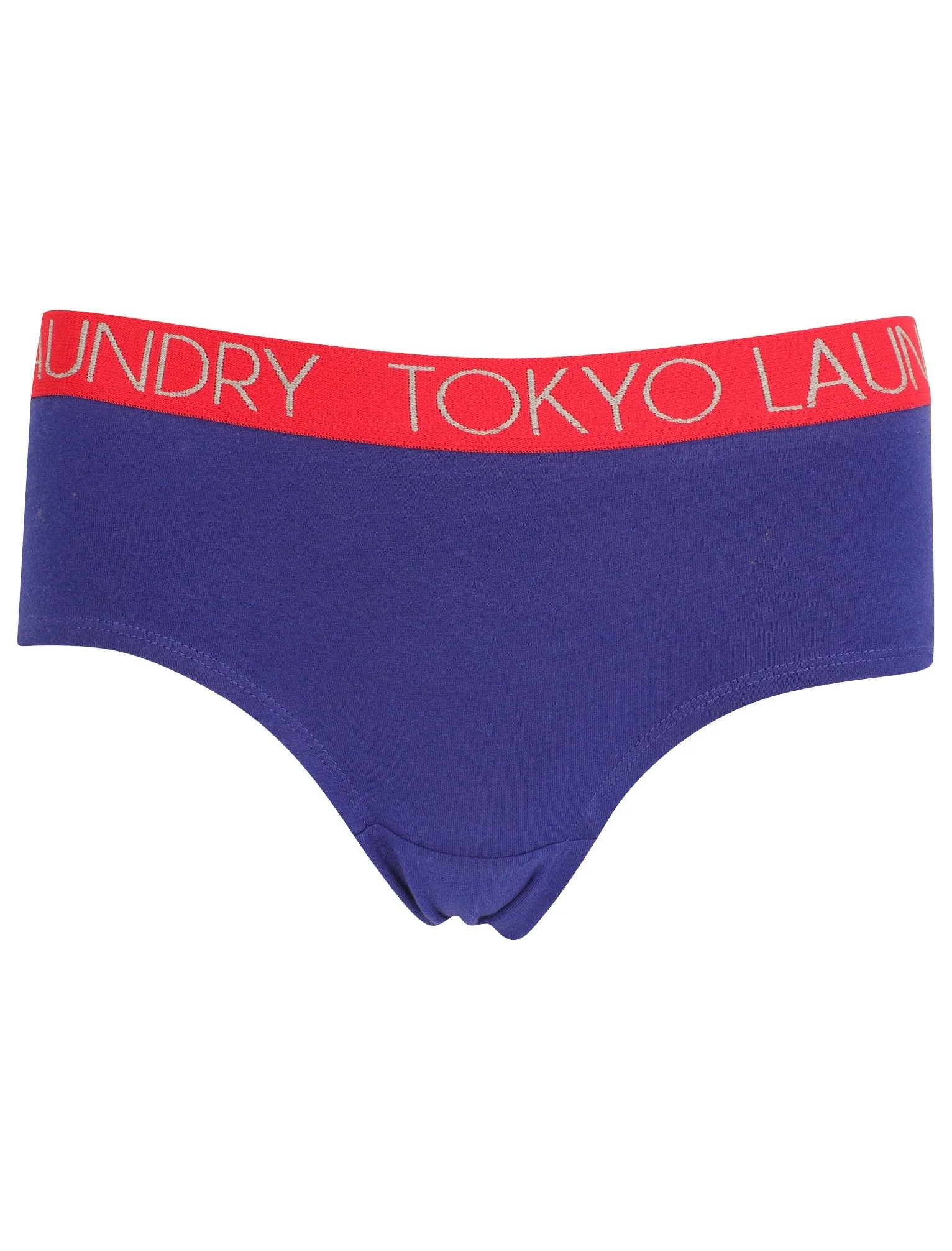 Aubrey (3 Pack) Assorted Briefs In Bright Rose/ Light Grey Marl / Blue - Tokyo Laundry