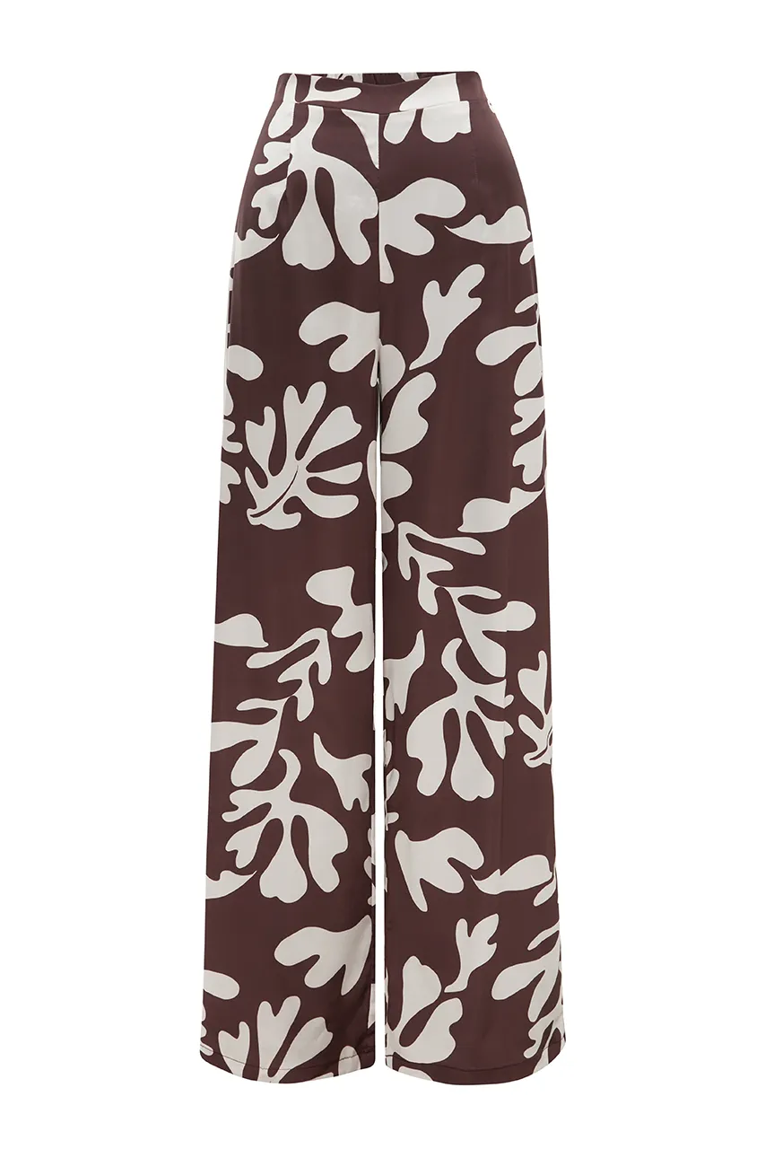 AVIANNA PANT - CHOCOLATE BOTANICA