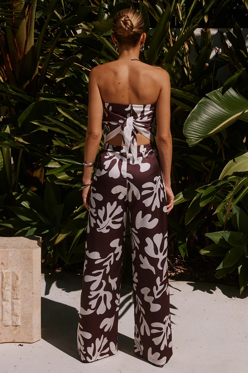 AVIANNA PANT - CHOCOLATE BOTANICA