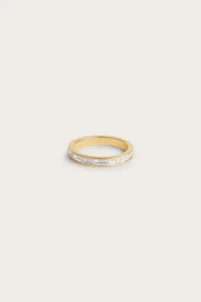 Baguette Half Eternity Ring