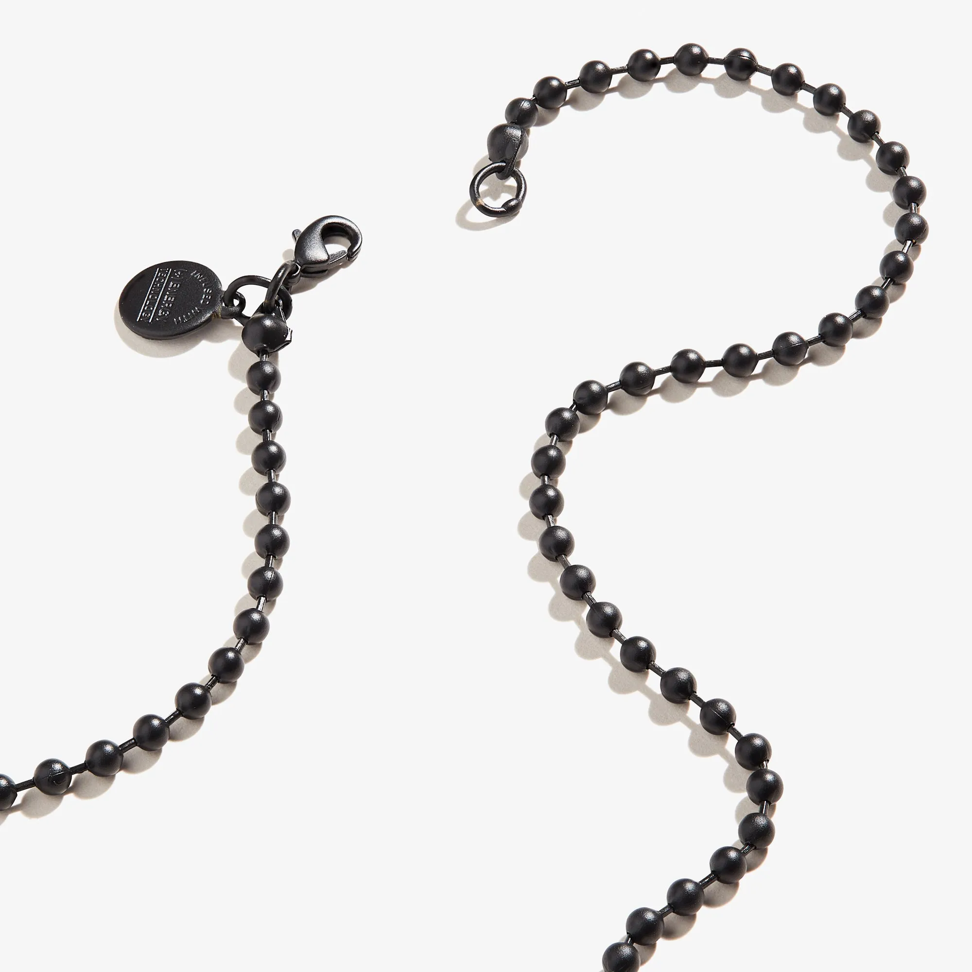 Ball Chain Necklace, Black