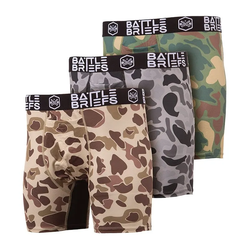 Battle Briefs Frogskin Camo 3-Pack