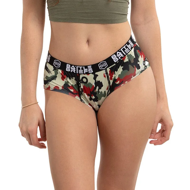 Battle Briefs Womens Krampus Kamo - XS ONLY!