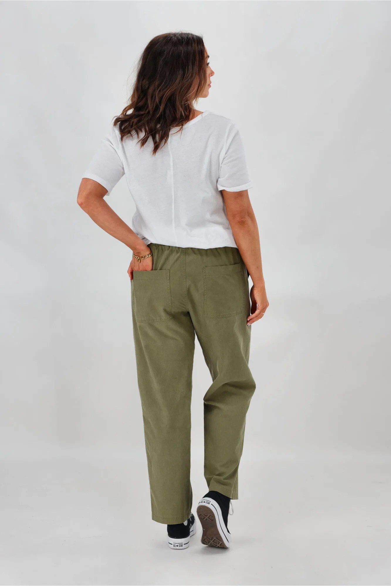 Betty Basics Santa Monica Pant Khaki