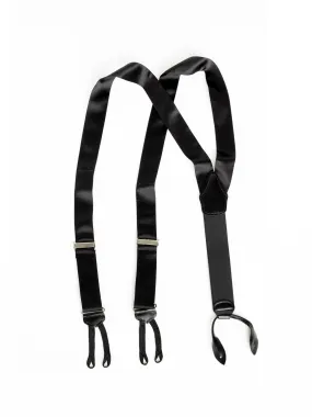 Black Silk Suspenders