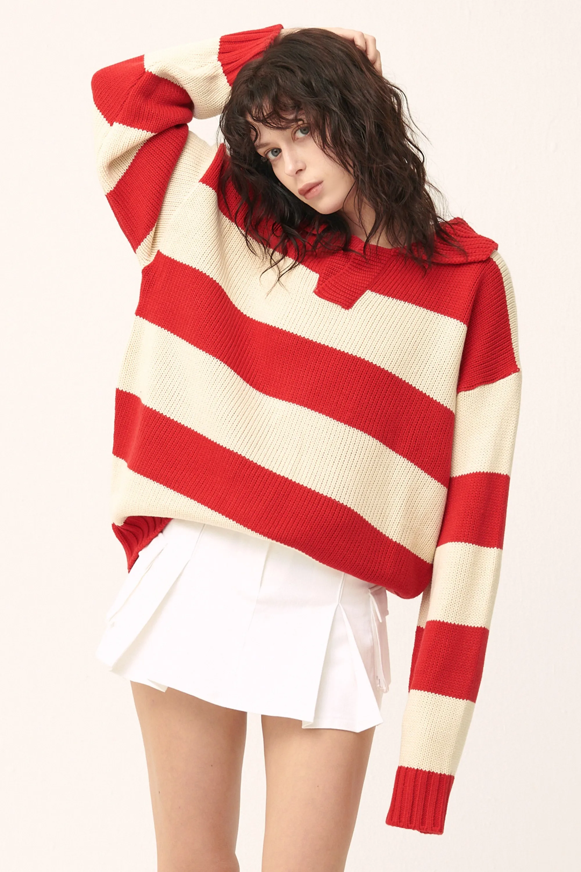 Blake Oversized Varsity Sweater