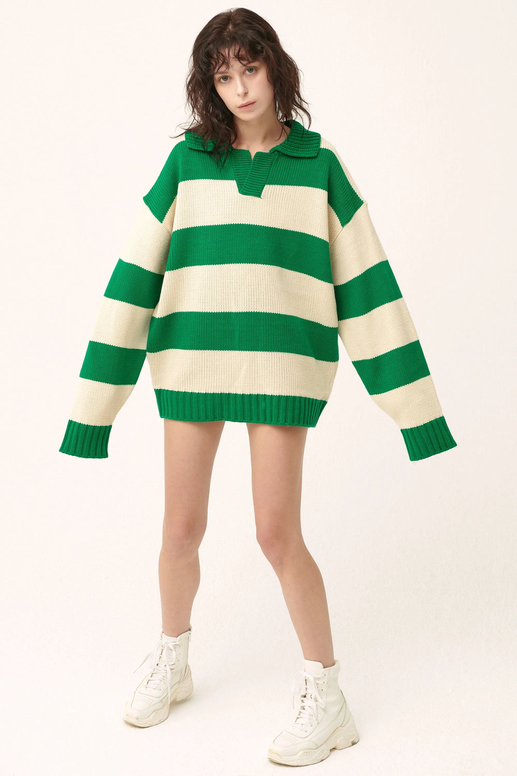 Blake Oversized Varsity Sweater