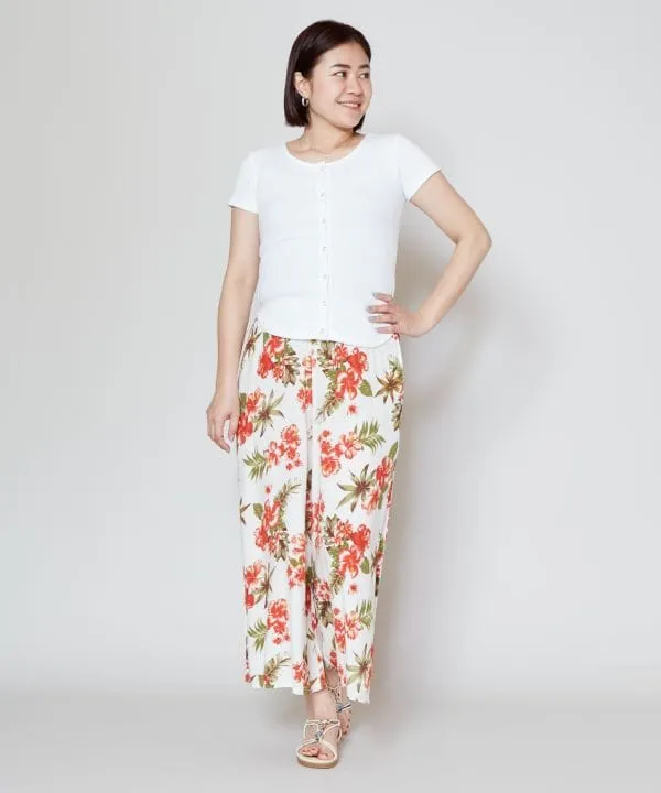 Botanical Wide Leg Pants